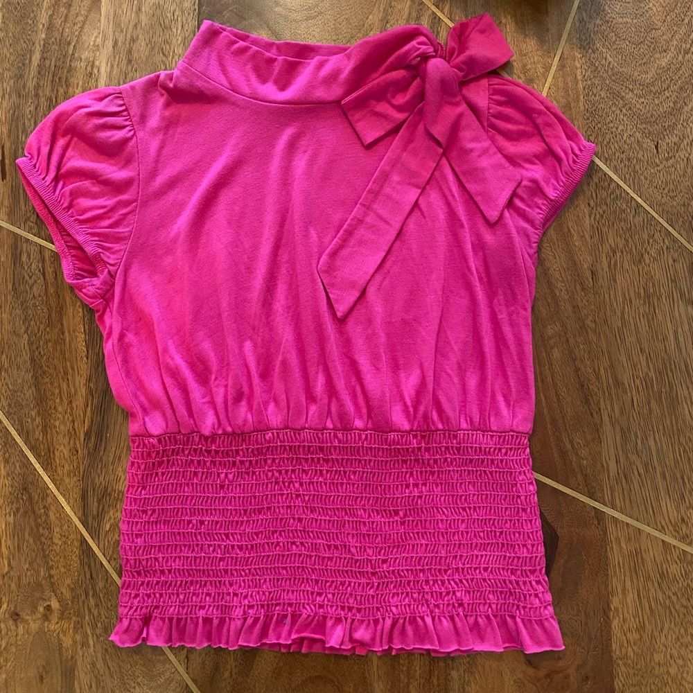 🎉HP🎉2 for $20: Gorgeous Pink Side Bow Top